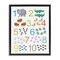 Stupell Industries Kid's Counting Animals Floating Frame, design by Carla Daly